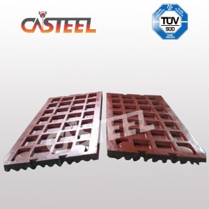 Yifan PE750&120; 1060 codanna crusher jaw, pláta jaw, pláta taobh, dingeacha